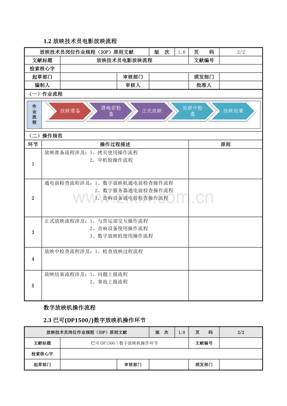 放映关键技术员操作作业流程.doc_第2页