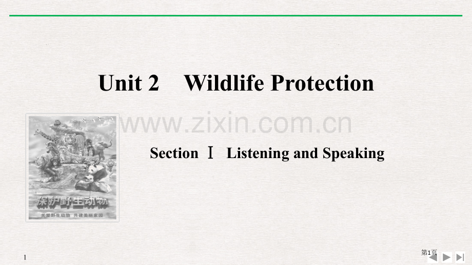 Wildlife-ProtectionSectionⅠ.pptx_第1页