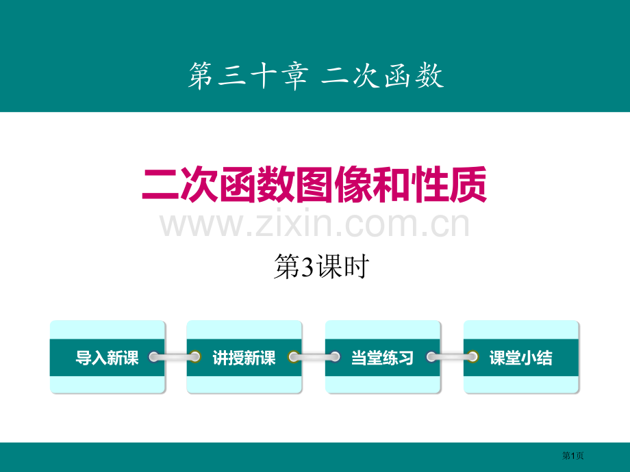 二次函数的图像和性质省公开课一等奖新名师优质课比赛一等奖课件.pptx_第1页
