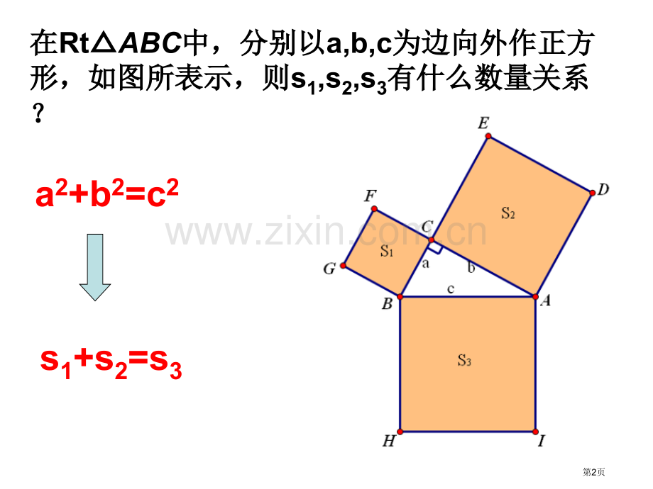 从勾股定理到图形面积关系的拓展省公共课一等奖全国赛课获奖课件.pptx_第2页