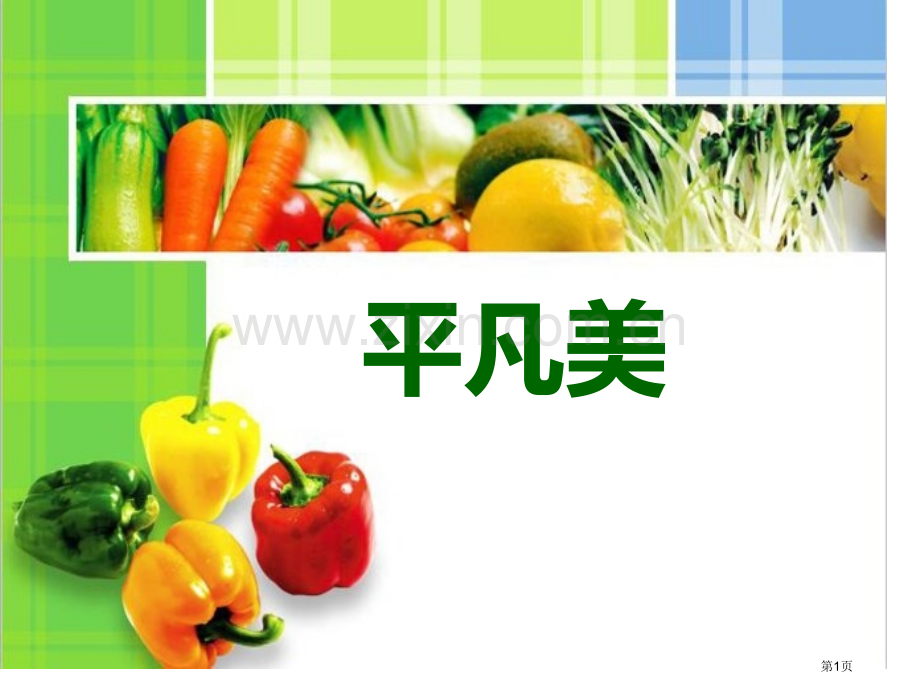 平凡的美省公开课一等奖新名师比赛一等奖课件.pptx_第1页