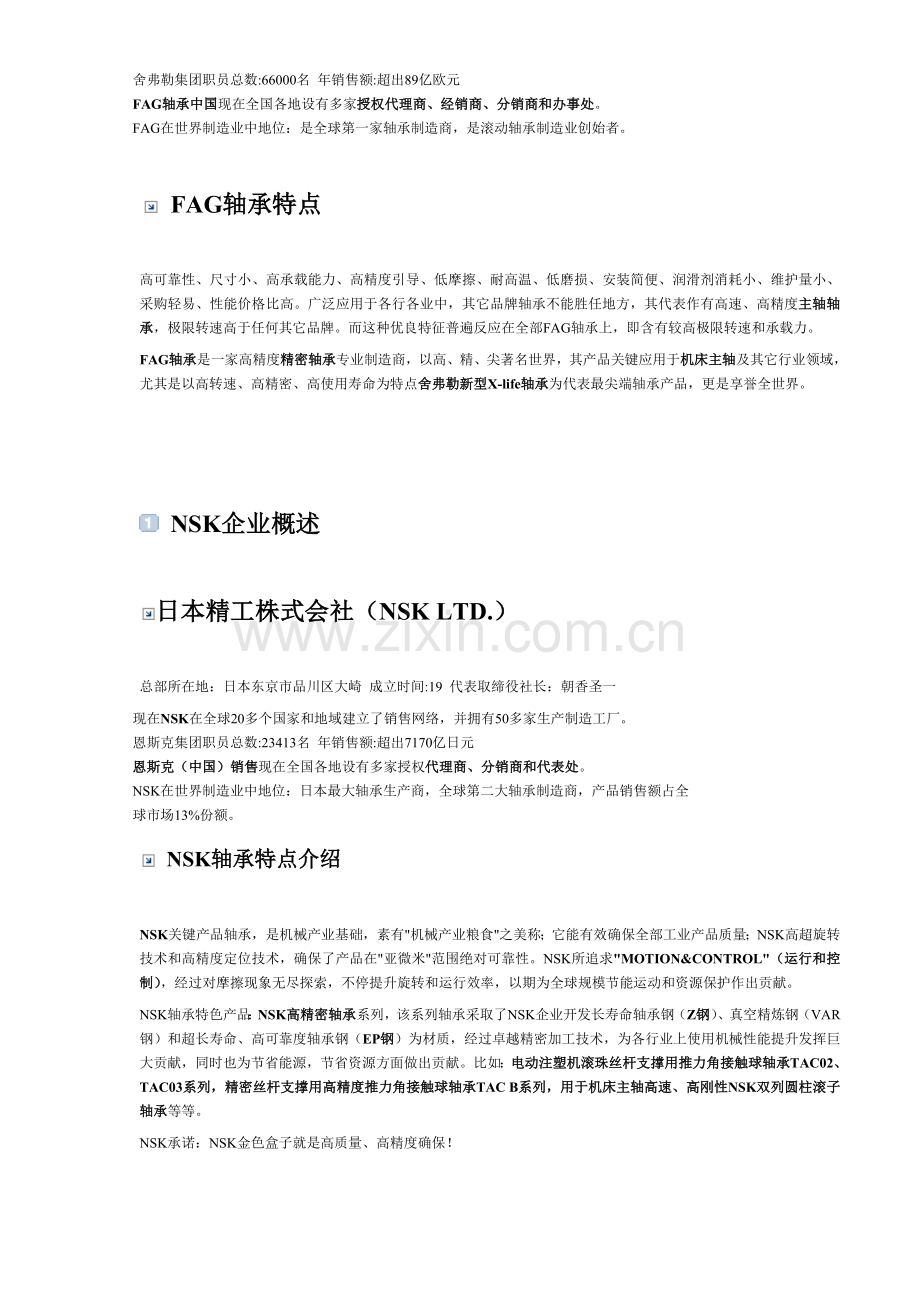 进口轴承的基础手册模板.doc_第2页