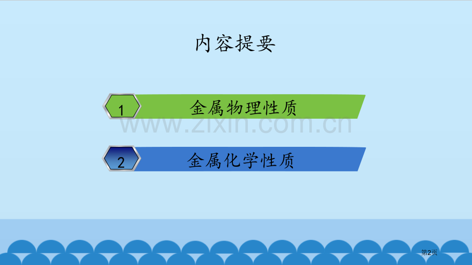 探究金属的性质金属省公开课一等奖新名师优质课比赛一等奖课件.pptx_第2页