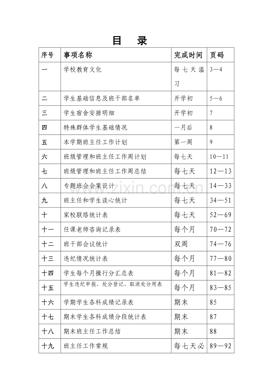 食品药品技工学校班主任工作手册模板.doc_第2页
