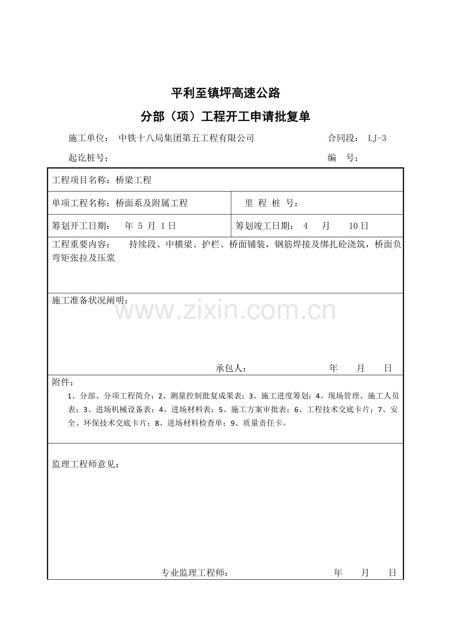 分部分项综合项目工程开工汇报报告样板.doc_第2页