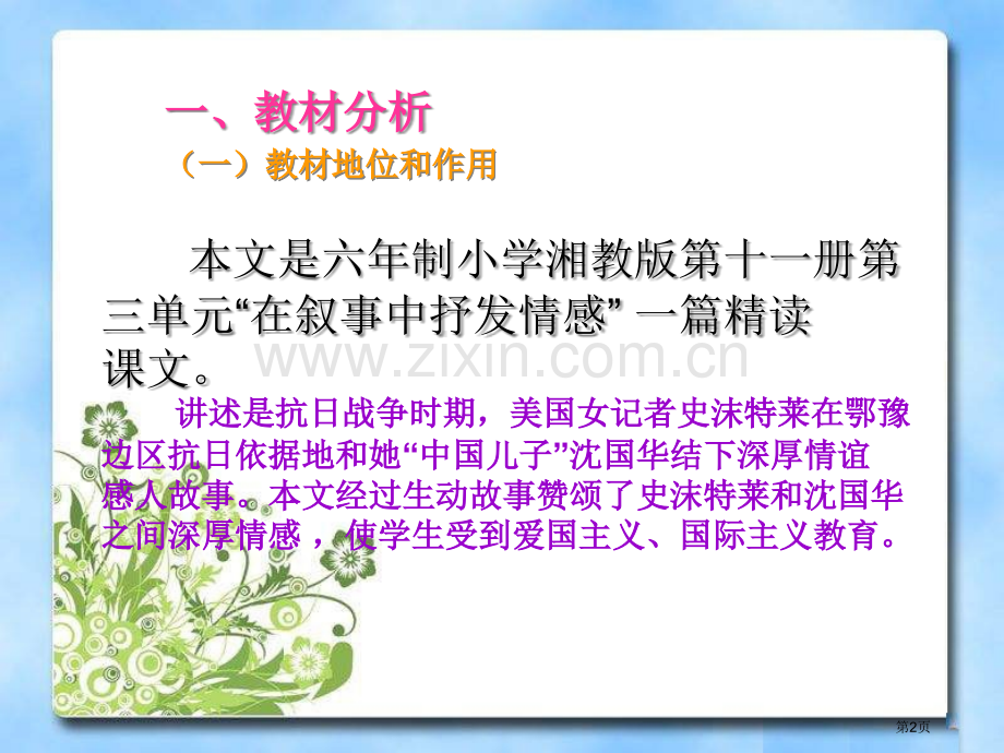 史沫特莱的“中国儿子”省公开课一等奖新名师比赛一等奖课件.pptx_第2页