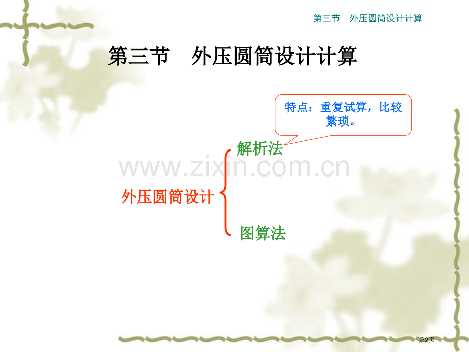 压力容器设计外压圆筒的设计计算省公共课一等奖全国赛课获奖课件.pptx_第2页