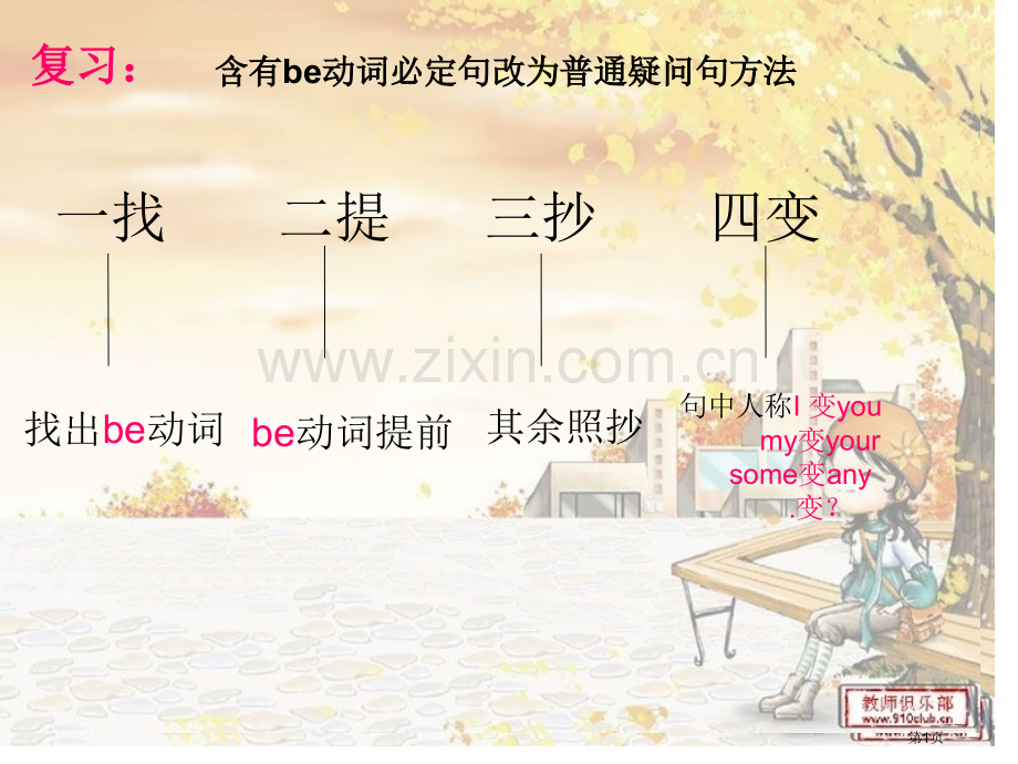 含有情态动词的肯定句改为般疑问句省公共课一等奖全国赛课获奖课件.pptx_第1页