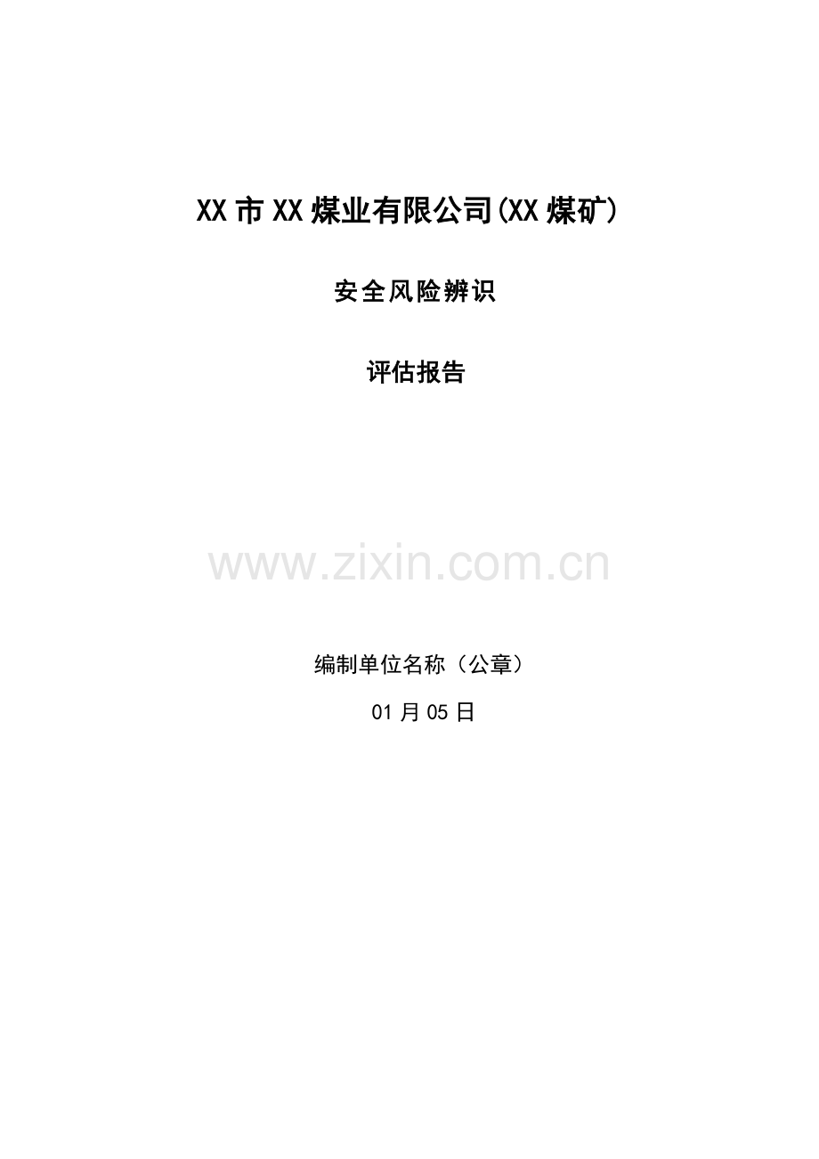 风险辨识评估分析报告.doc_第1页