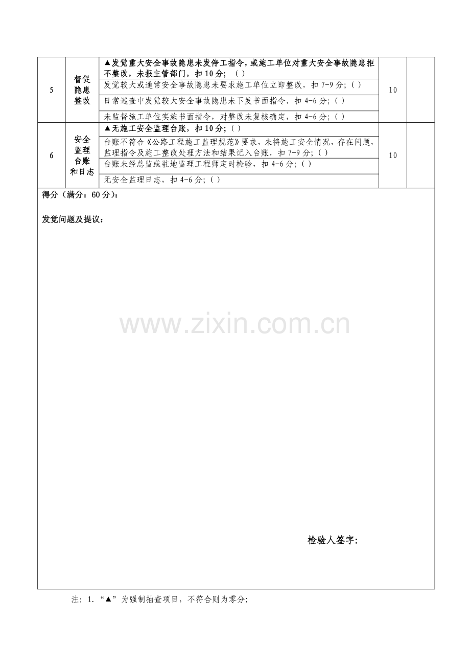 水运工程项目施工安全检查表样本.doc_第2页