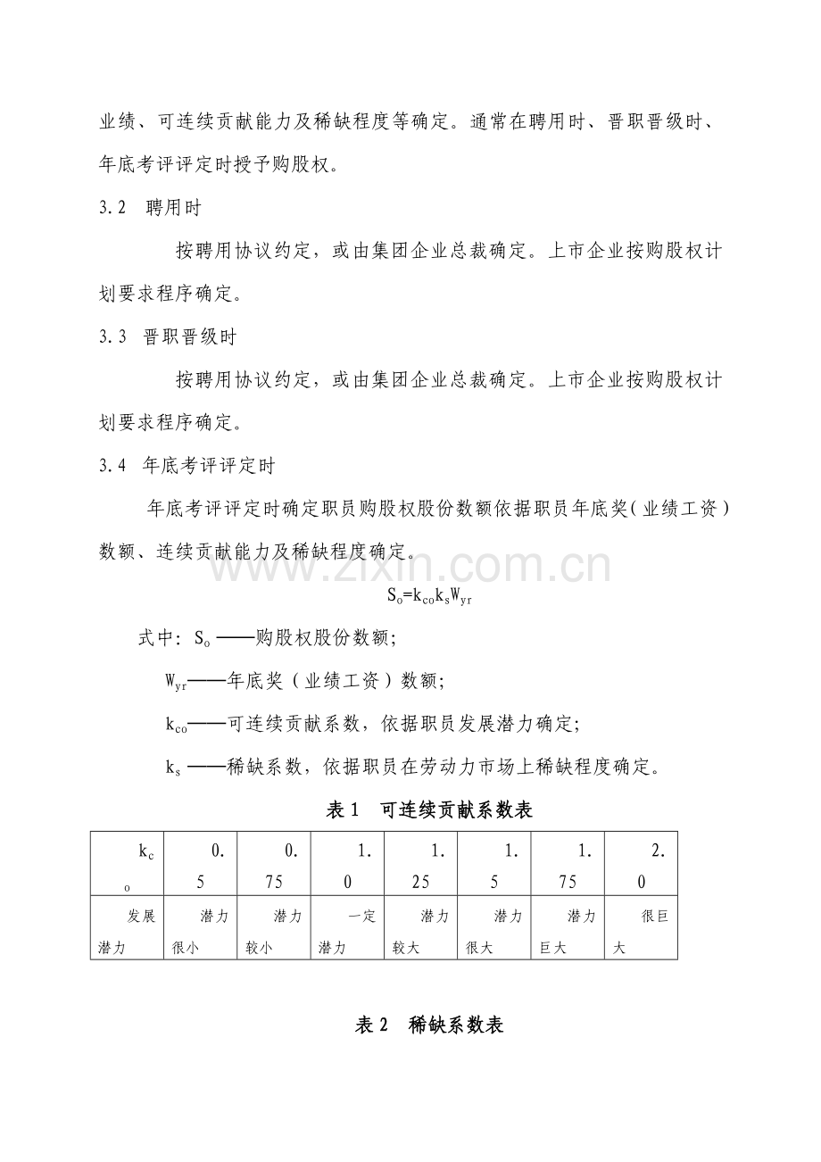 新奥集团股票期权制度试行模板.doc_第2页