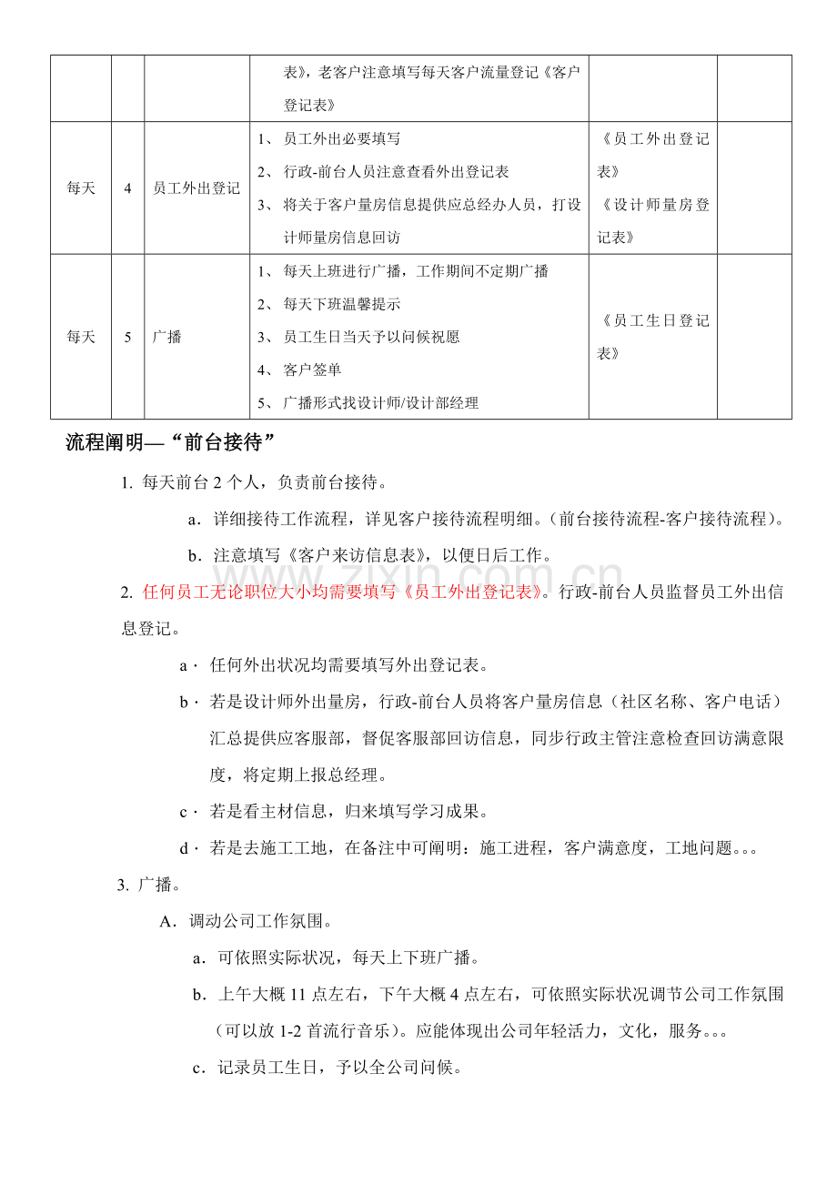 行政部工作执行专项方案统一标准化.doc_第2页