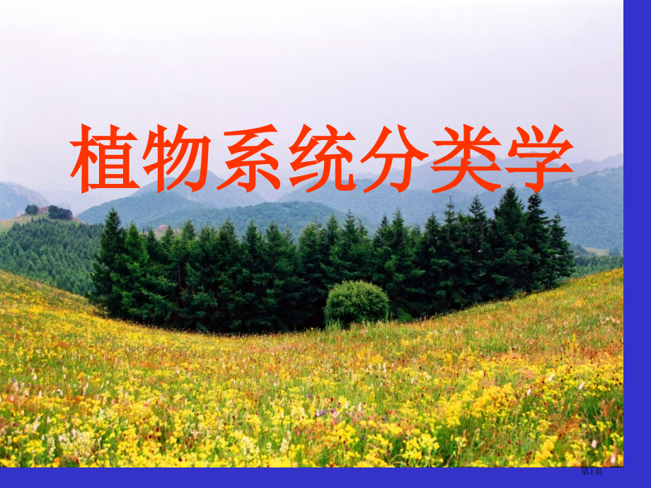 植物分类总复习省公共课一等奖全国赛课获奖课件.pptx_第1页