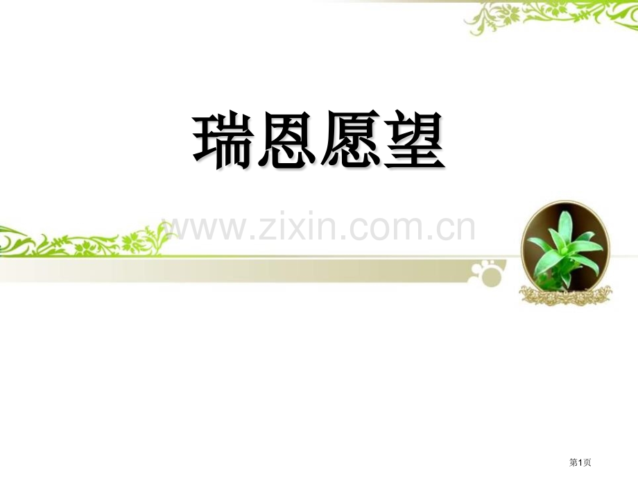 瑞恩的愿望课件省公开课一等奖新名师优质课比赛一等奖课件.pptx_第1页