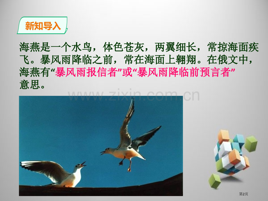 海燕部编人教版九年级下册教学课件省公开课一等奖新名师比赛一等奖课件.pptx_第2页