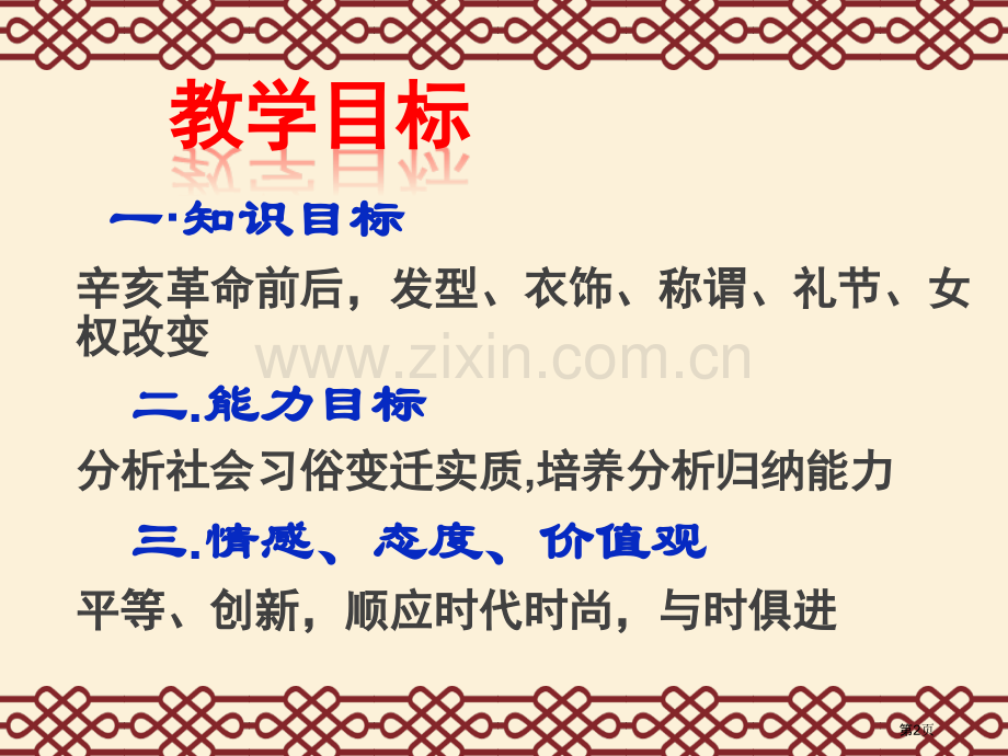民国时期的社会习俗变化辛亥革命与民族觉醒课件省公开课一等奖新名师优质课比赛一等奖课件.pptx_第2页