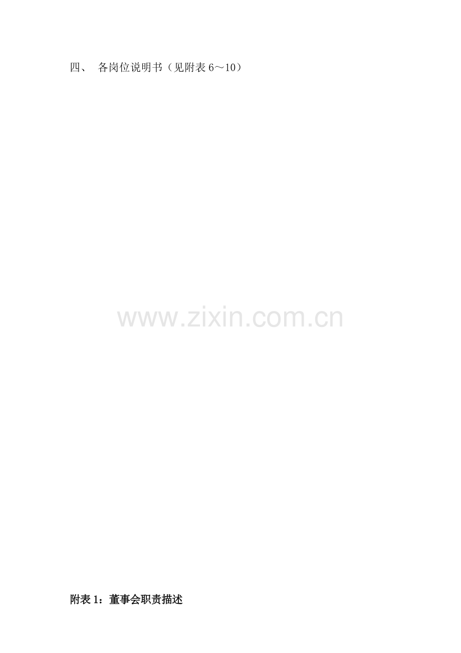 公司组织架构及岗位新版说明书.doc_第2页