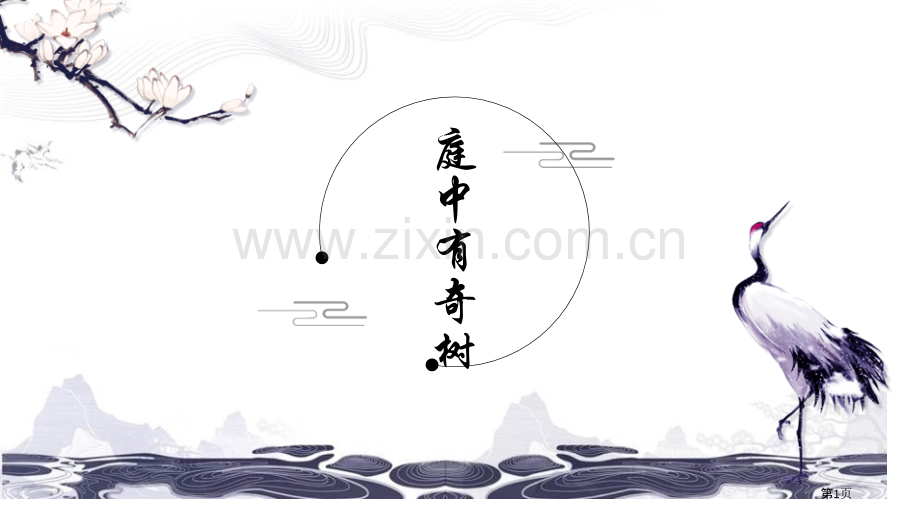 庭中有奇树课件省公开课一等奖新名师优质课比赛一等奖课件.pptx_第1页