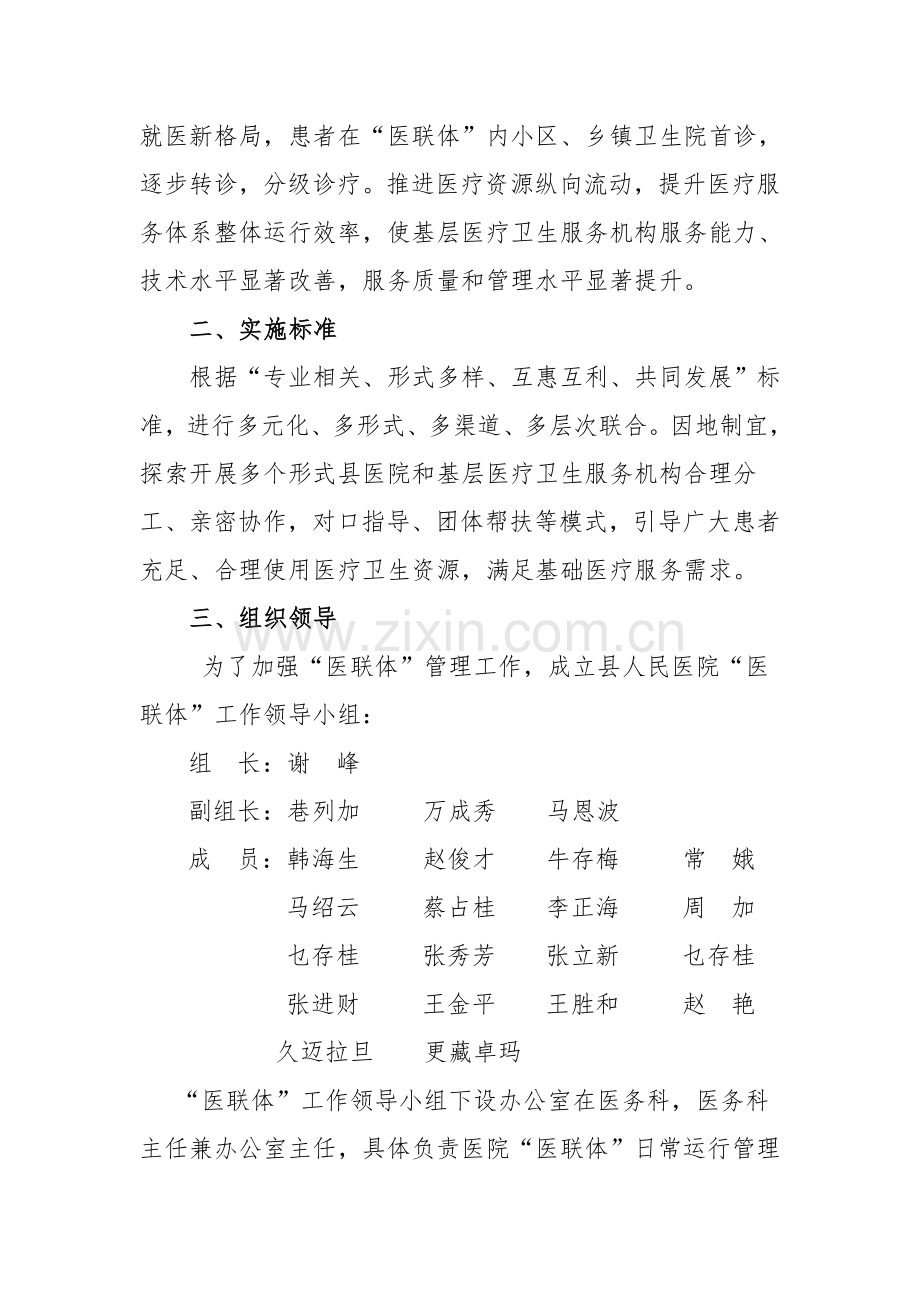 医联体实施专业方案.doc_第2页