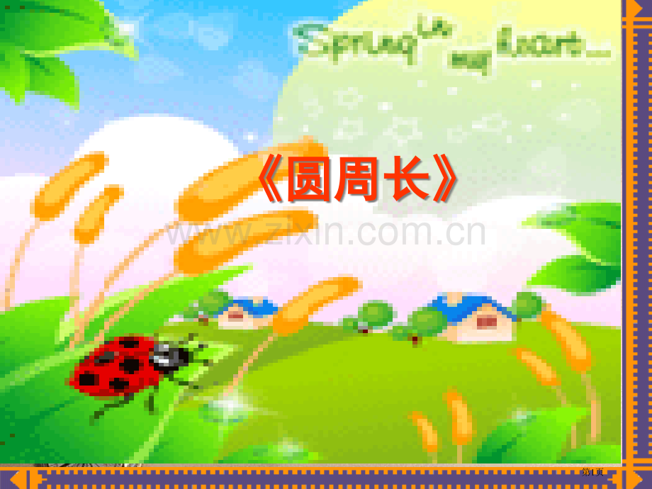 《圆的周长》市公开课一等奖百校联赛获奖课件.pptx_第1页
