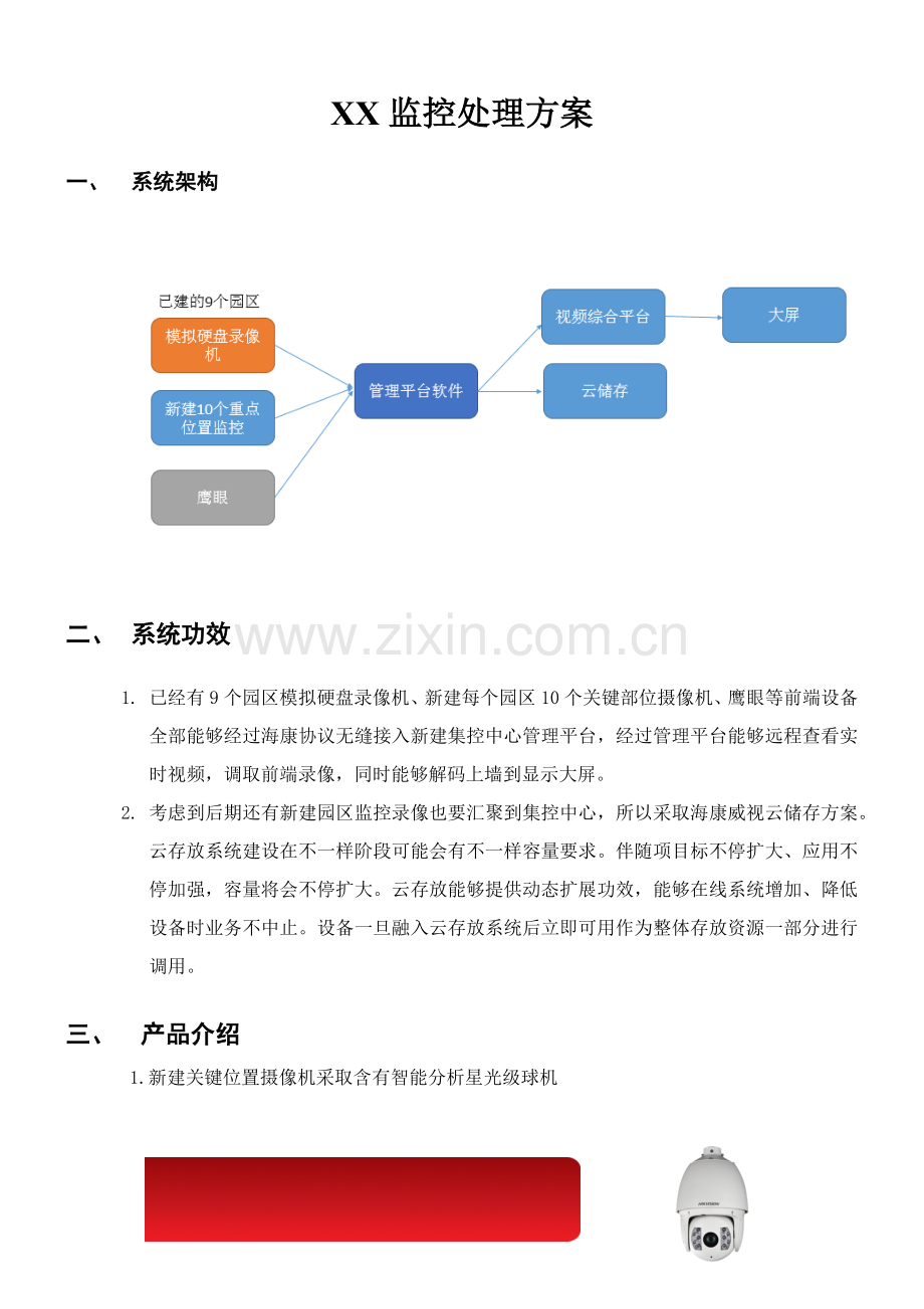 海康监控专业方案海康.docx_第1页