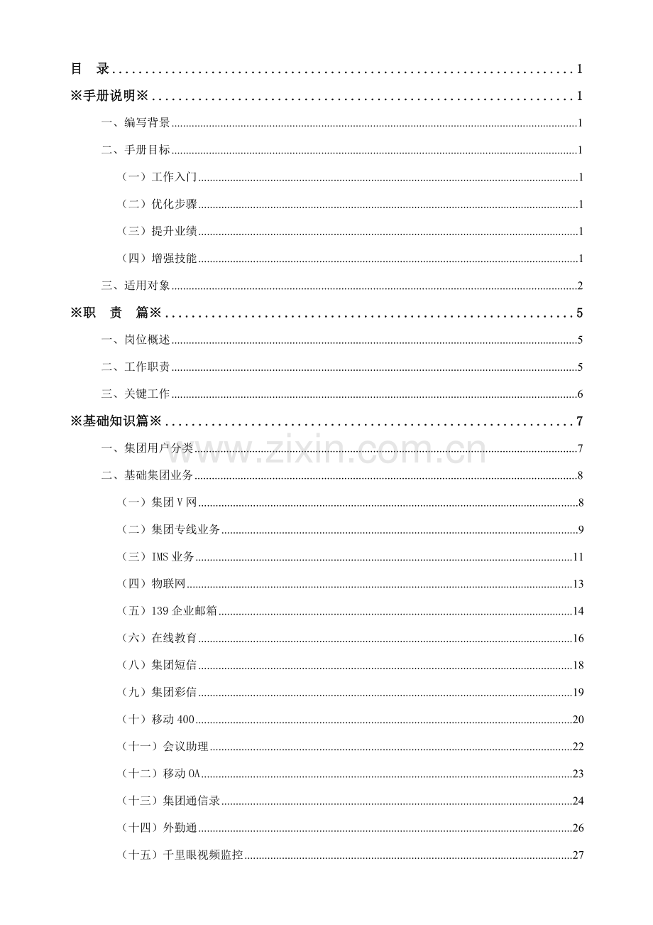 集团客户经理工作手册模板.doc_第2页