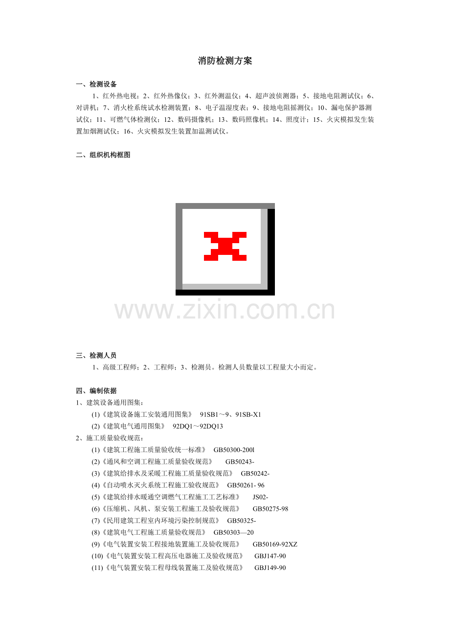 消防检测专业方案.doc_第1页