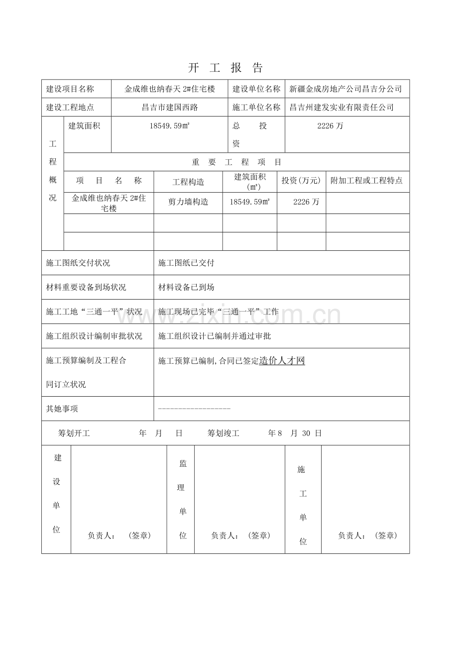 综合项目工程复工停工报告.doc_第2页