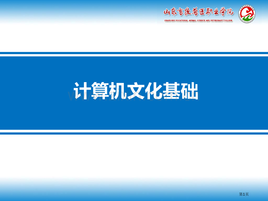 计算机文化基础说课稿省公共课一等奖全国赛课获奖课件.pptx_第1页