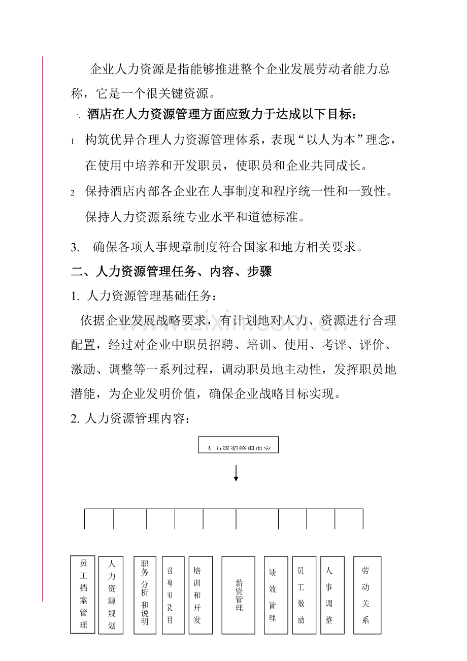 酒店人力资源管理培训资料模板.doc_第2页