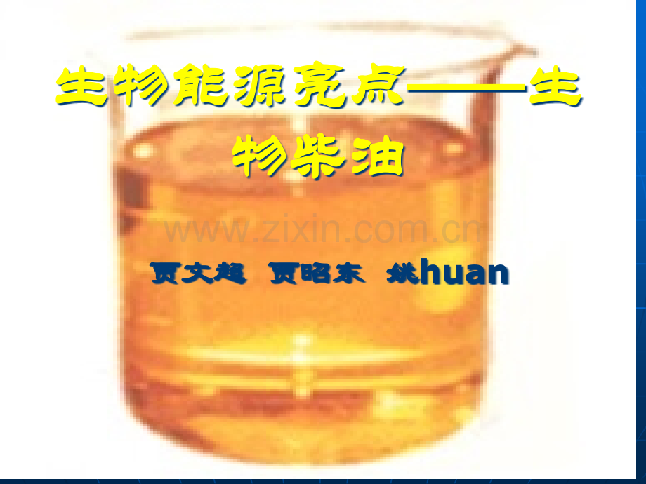 生物柴油种类及应用省公共课一等奖全国赛课获奖课件.pptx_第1页
