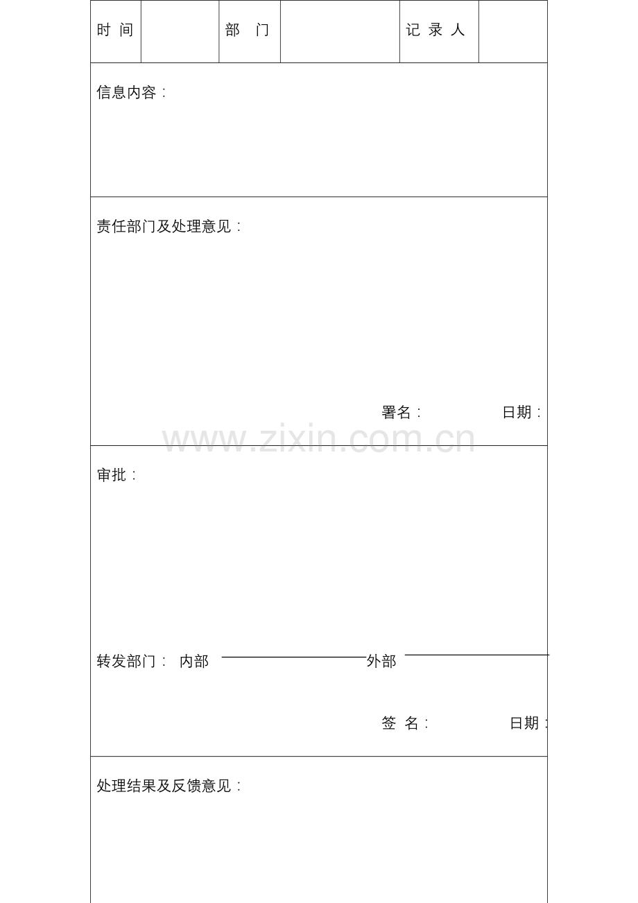 环境管理体系信息交流表样本.doc_第2页