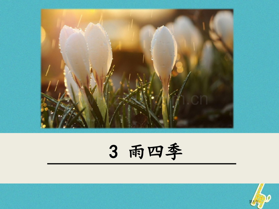 雨的四季教学省公共课一等奖全国赛课获奖课件.pptx_第1页