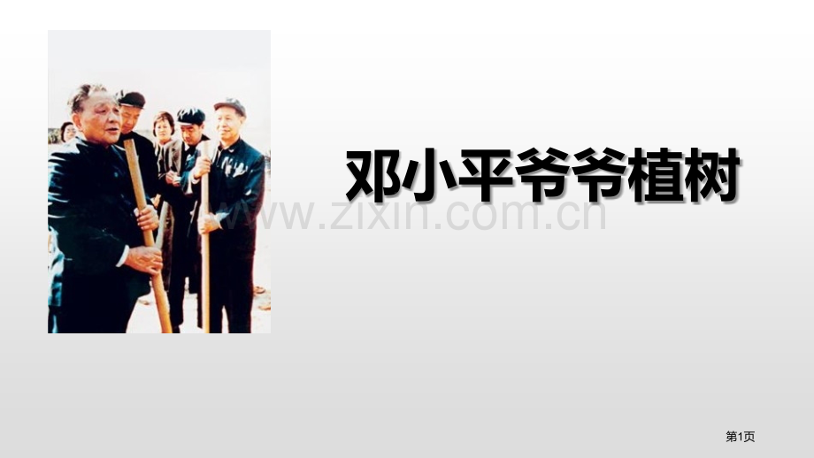 邓小平爷爷植树课件1省公开课一等奖新名师比赛一等奖课件.pptx_第1页