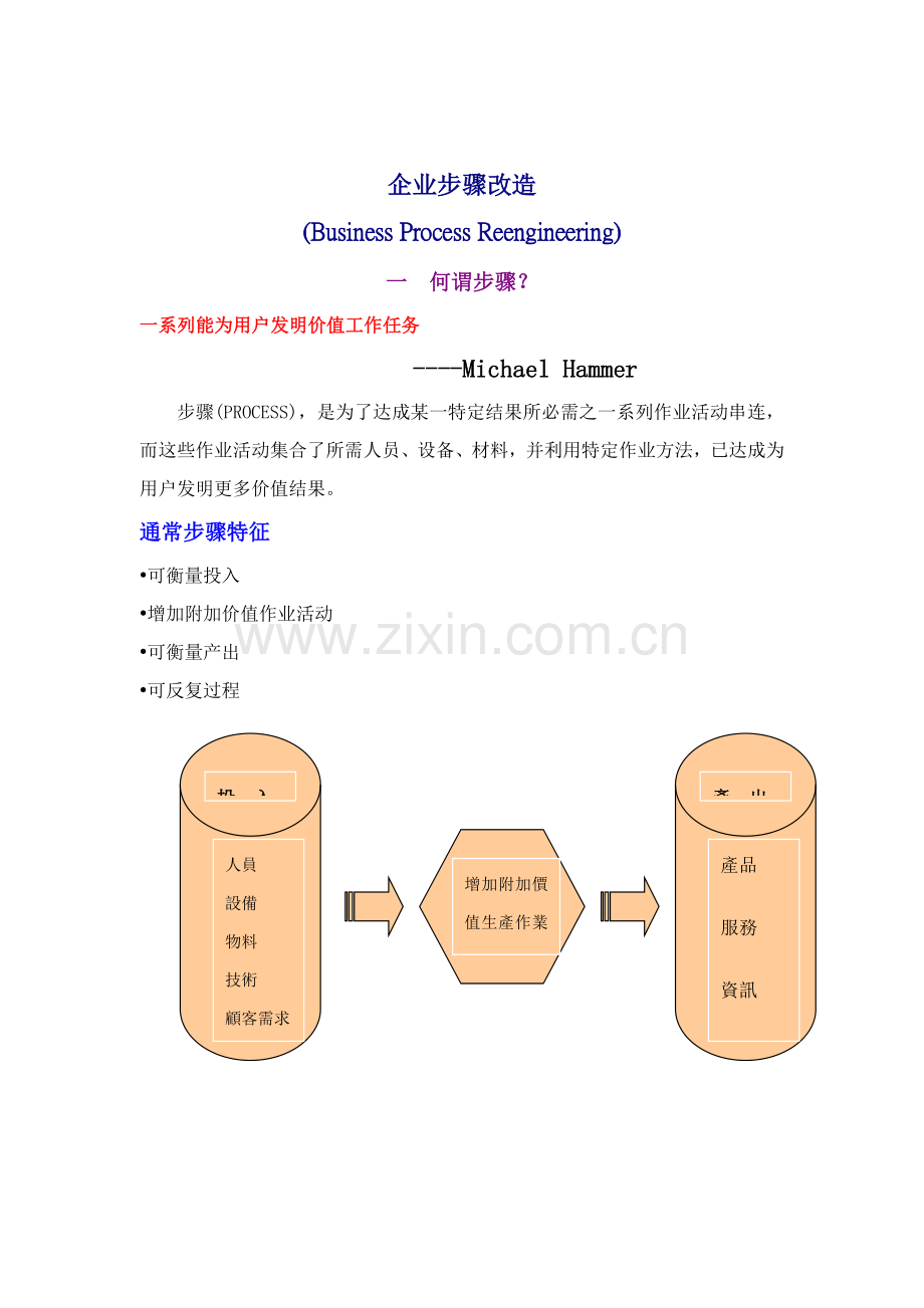 现代企业流程改造方案分析样本.doc_第1页