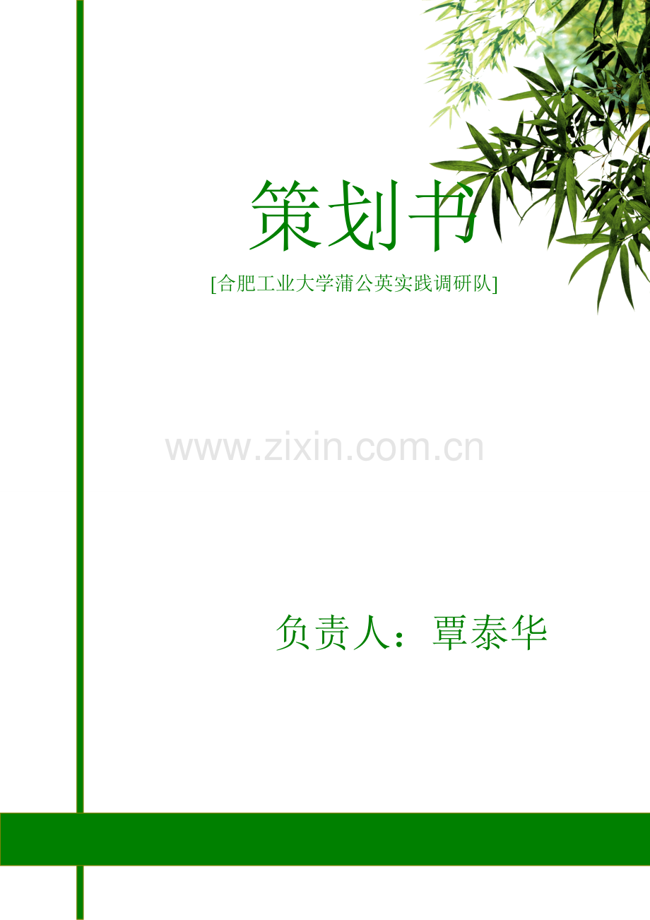 合肥工大2013暑期三下乡策划书.doc_第1页