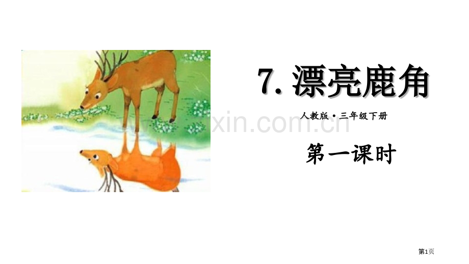 美丽的鹿角ppt省公开课一等奖新名师比赛一等奖课件.pptx_第1页