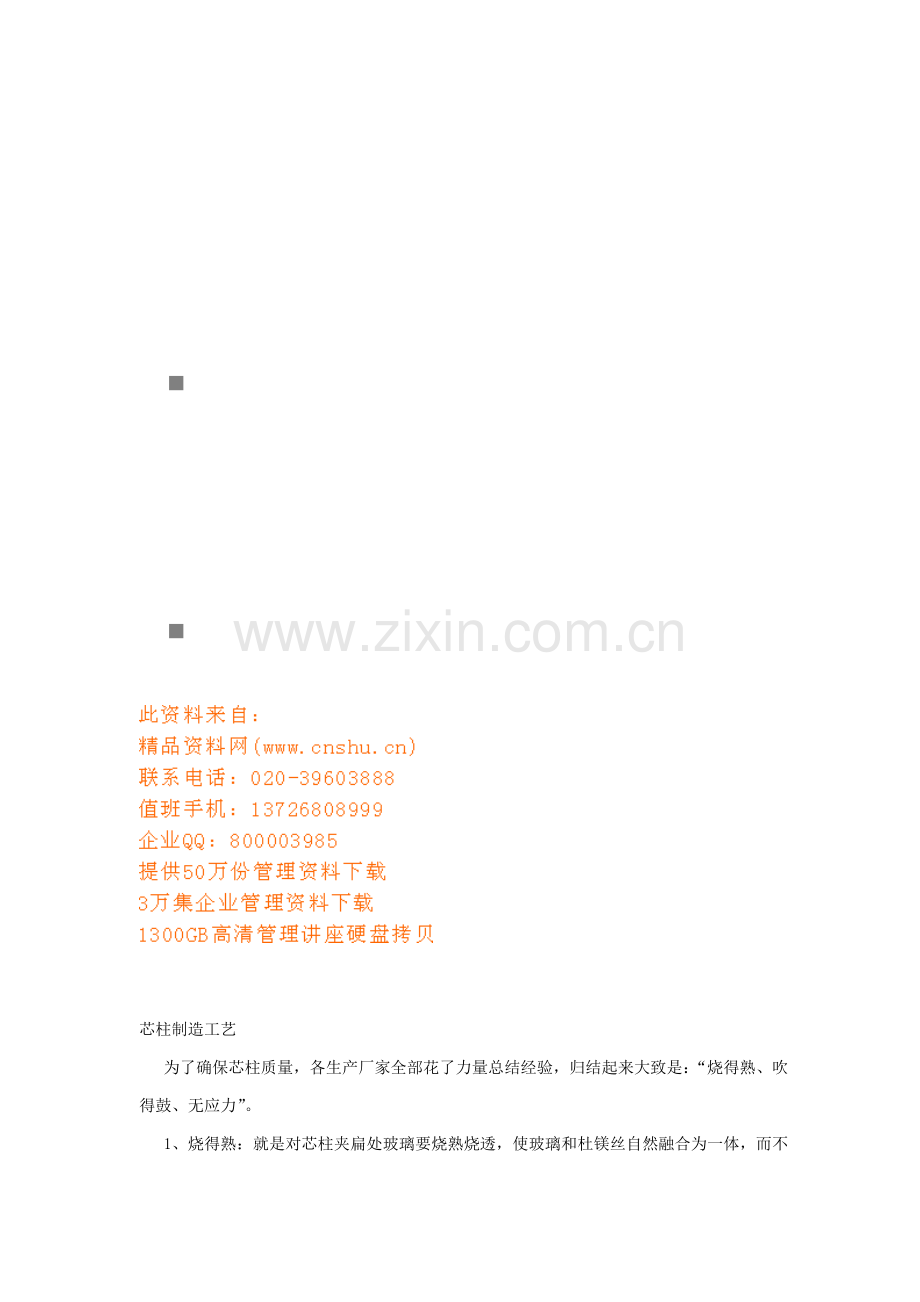 试谈灯管制造工艺流程模板.doc_第1页