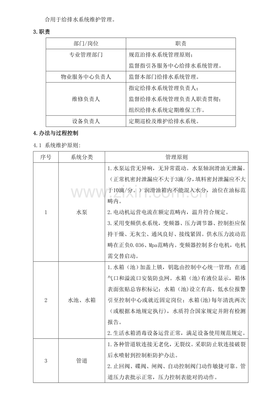 给排水系统维护作业指导说明书.doc_第2页