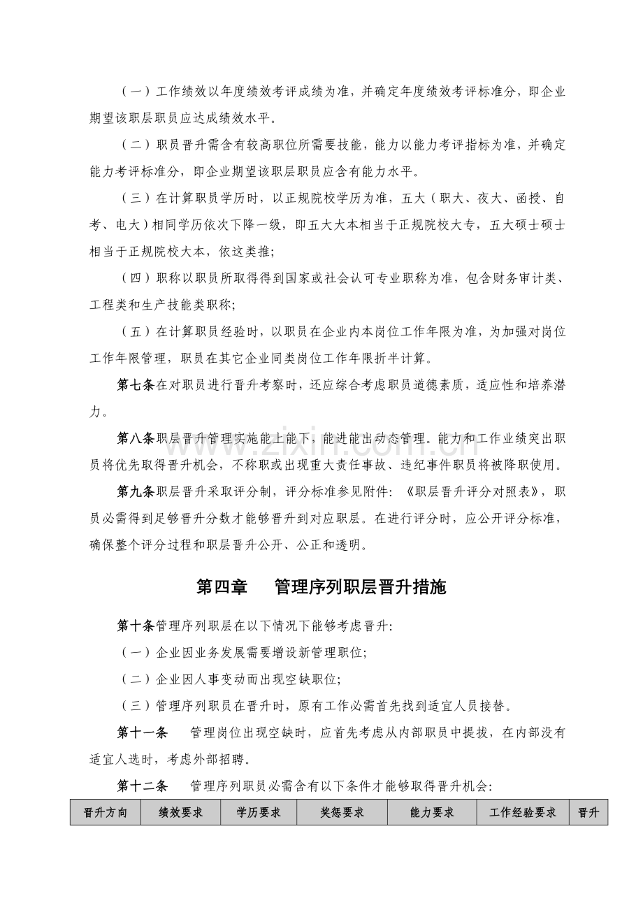 湖北公司员工职层晋升管理办法模板.doc_第2页