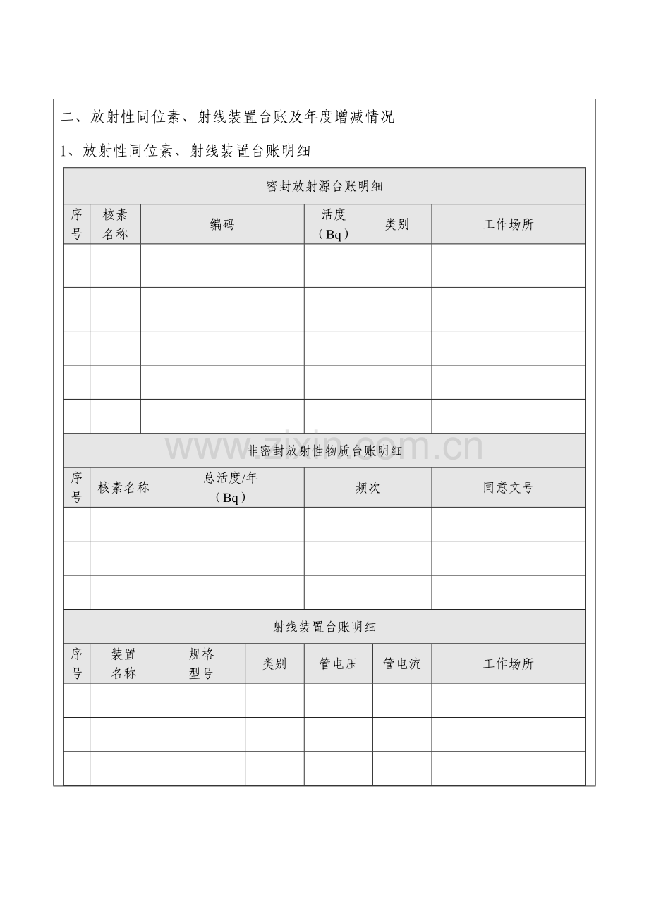 核核心技术利用单位放射性同位素与射线装置安全和防护状况年度评估综合报告.docx_第2页