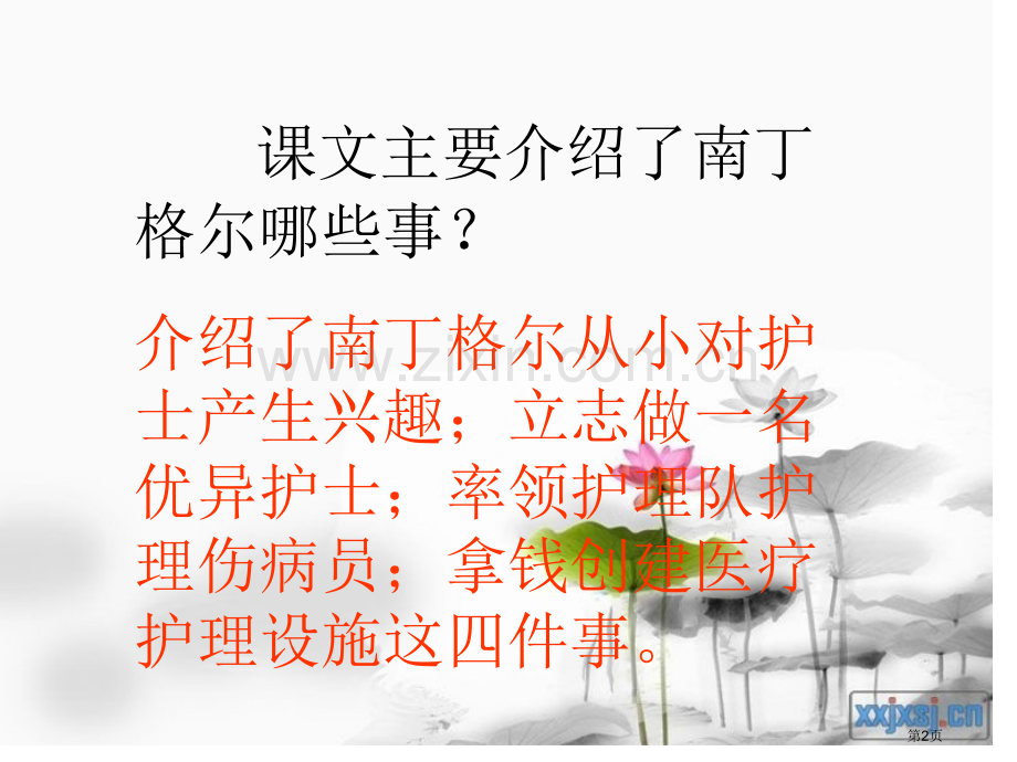 提灯女神省公开课一等奖新名师比赛一等奖课件.pptx_第2页