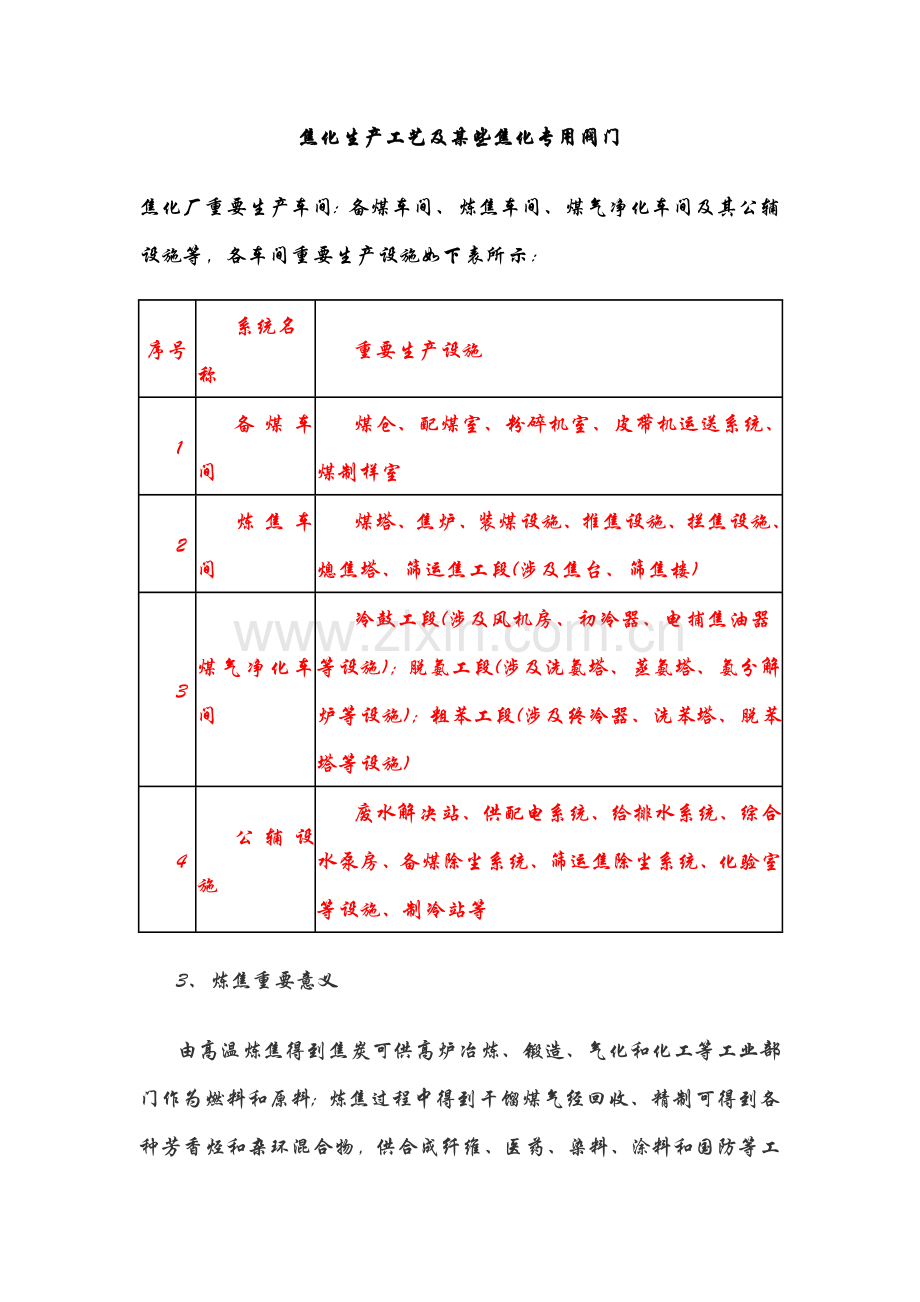 焦化厂生产基本工艺作业流程.doc_第1页