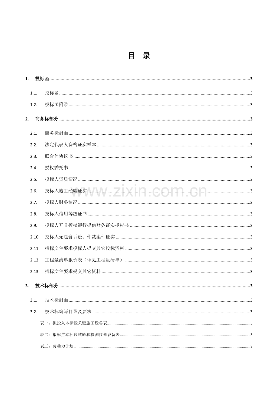 独立承包标准招标文件模板.doc_第2页