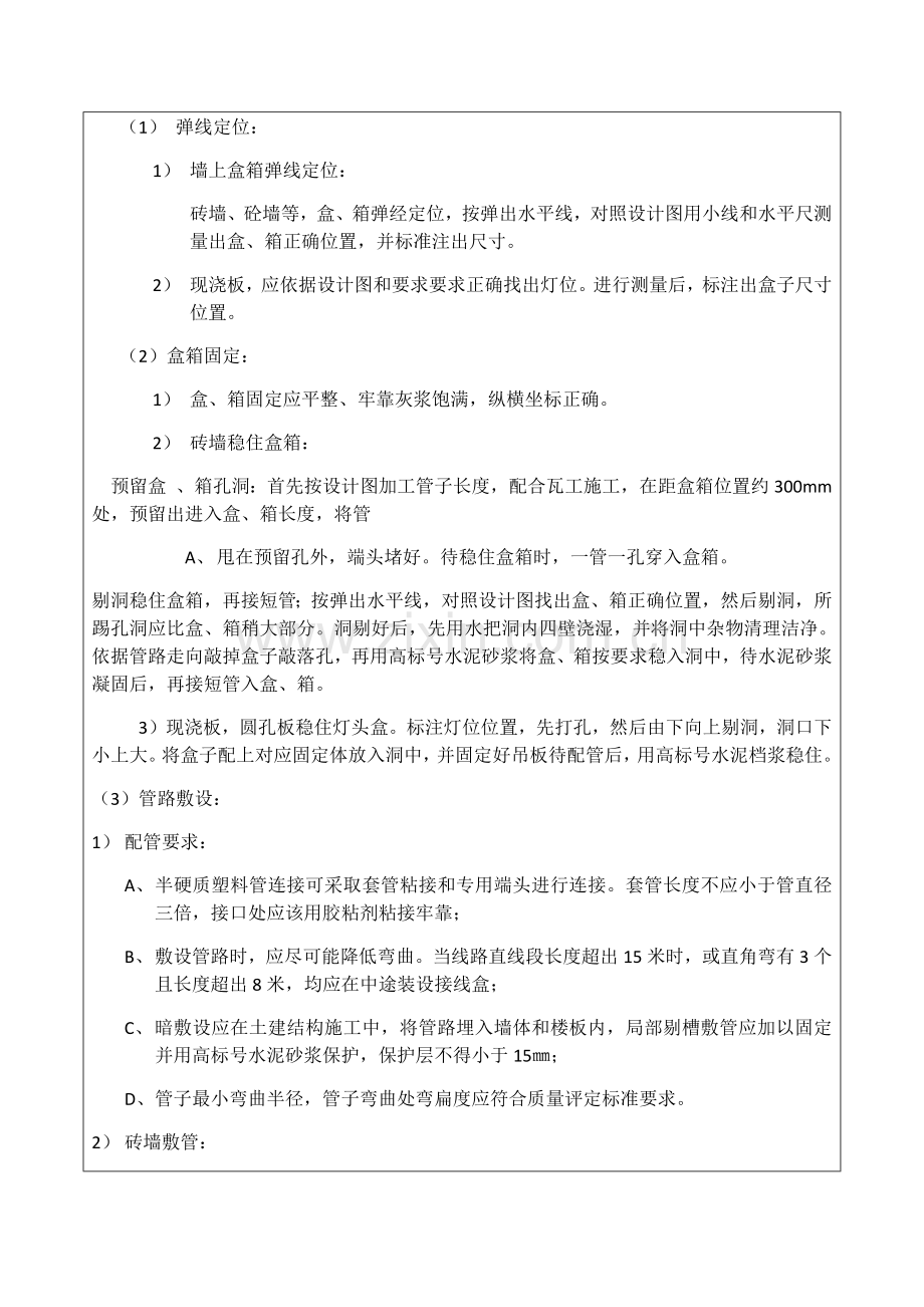综合标准施工核心技术交底水电安装.docx_第2页