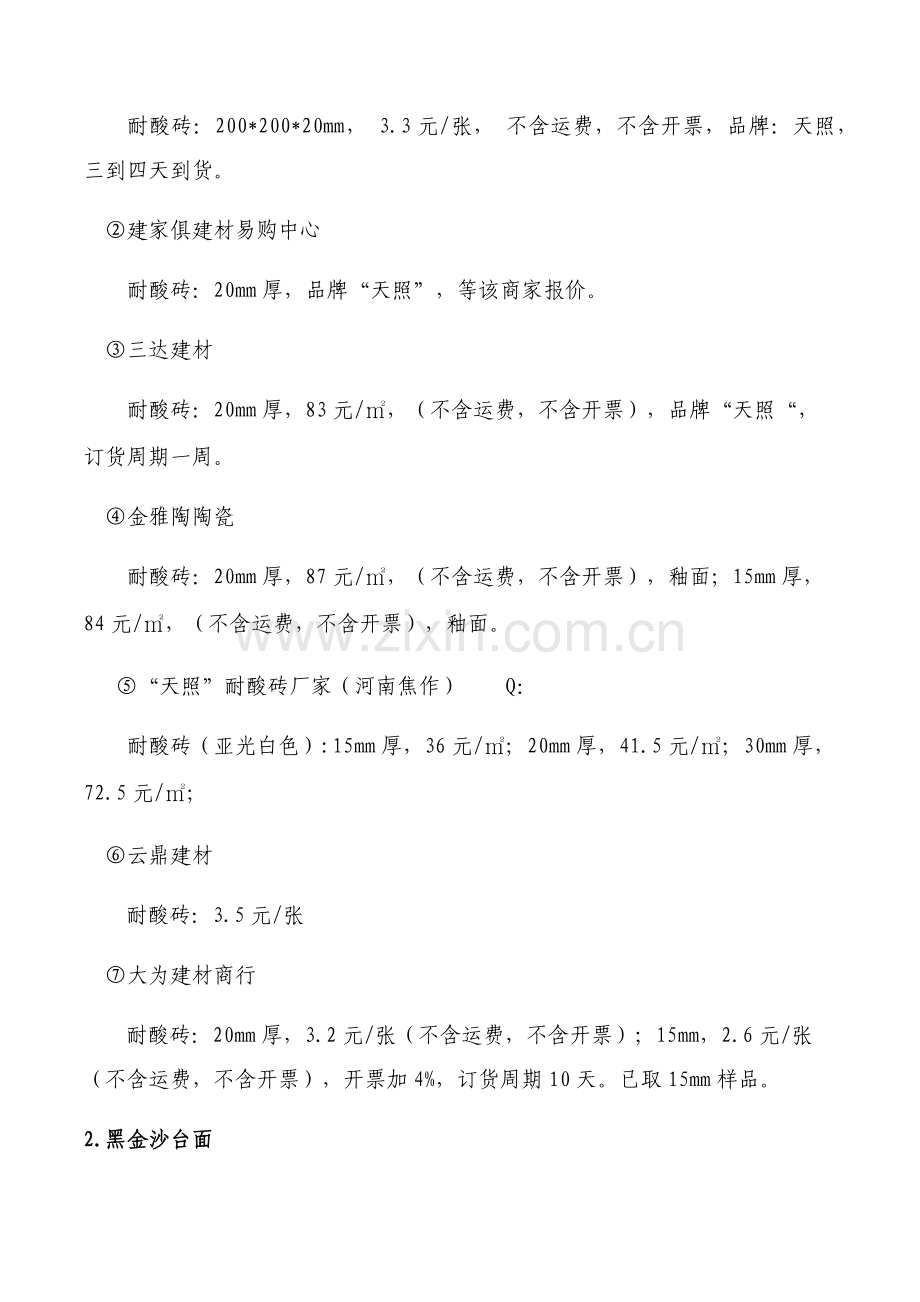材料价格调研报告模板.docx_第2页