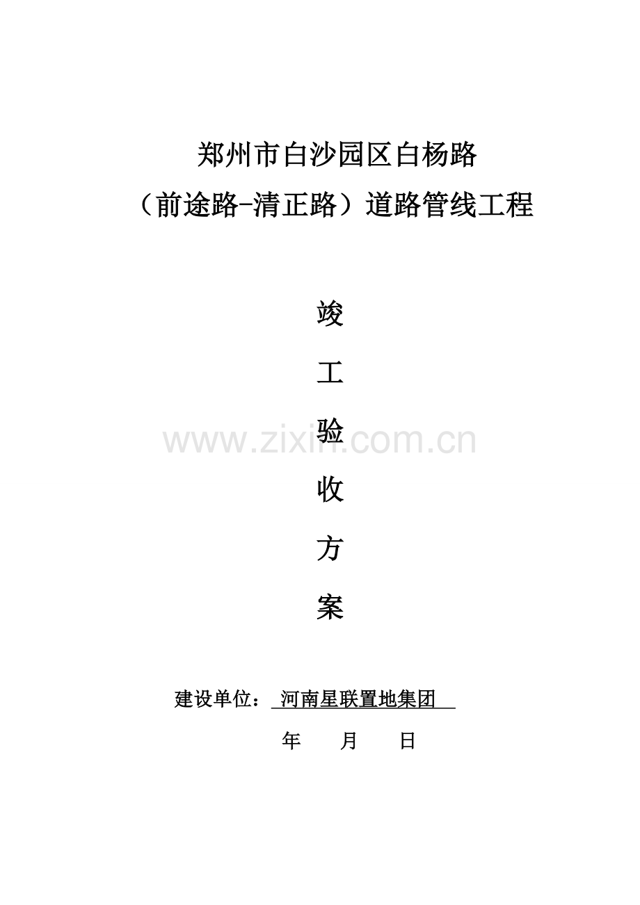 竣工项目验收专项方案.doc_第1页
