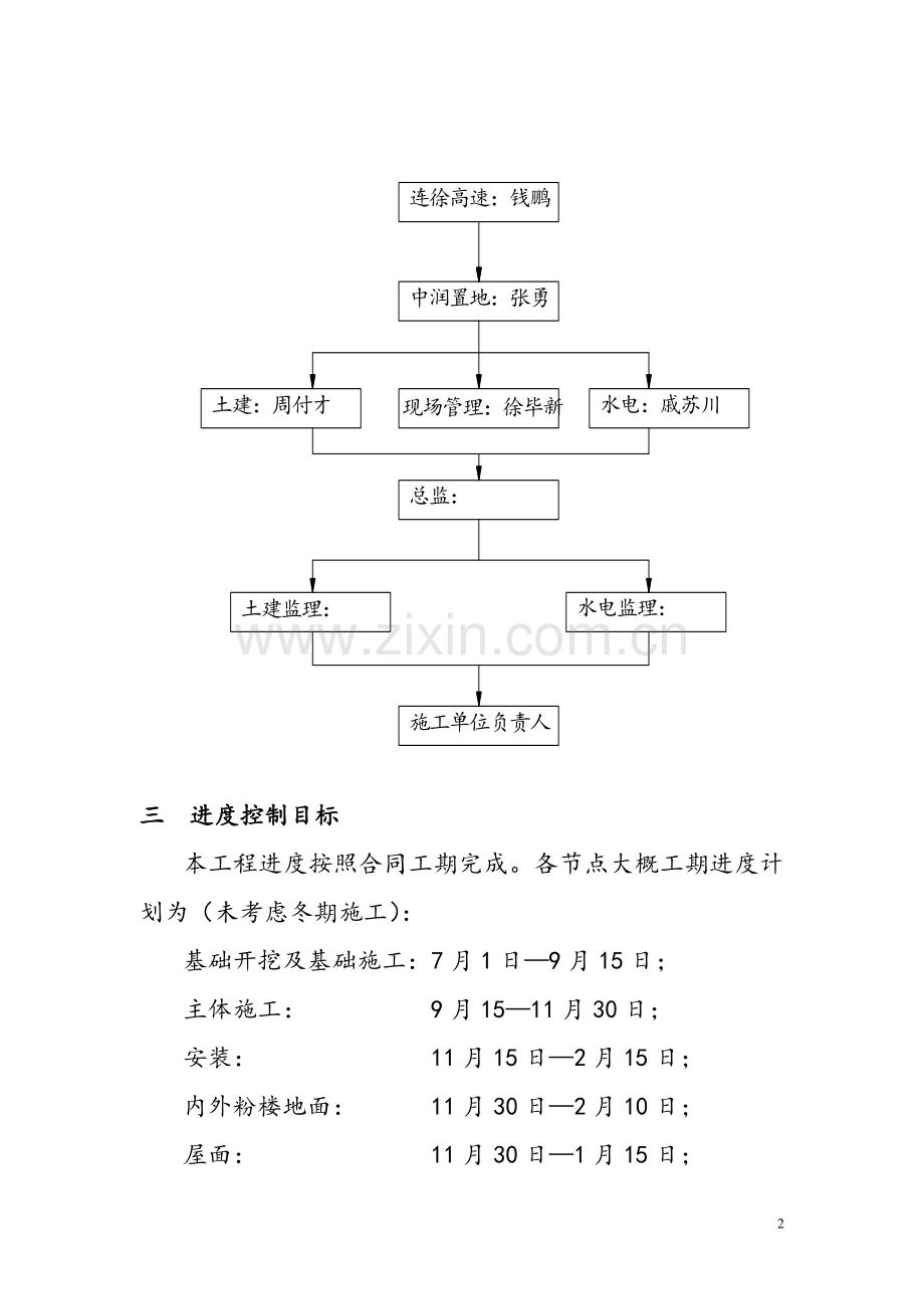 高速公路管理中心超市项目工程管理组织设计.doc_第2页