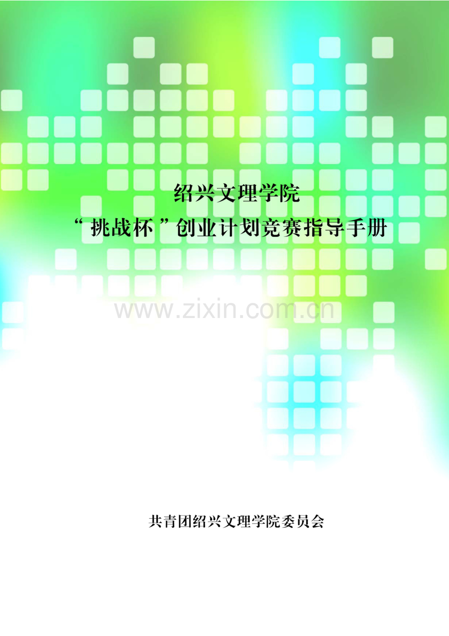 挑战杯创业计划竞赛指导手册模板.doc_第1页