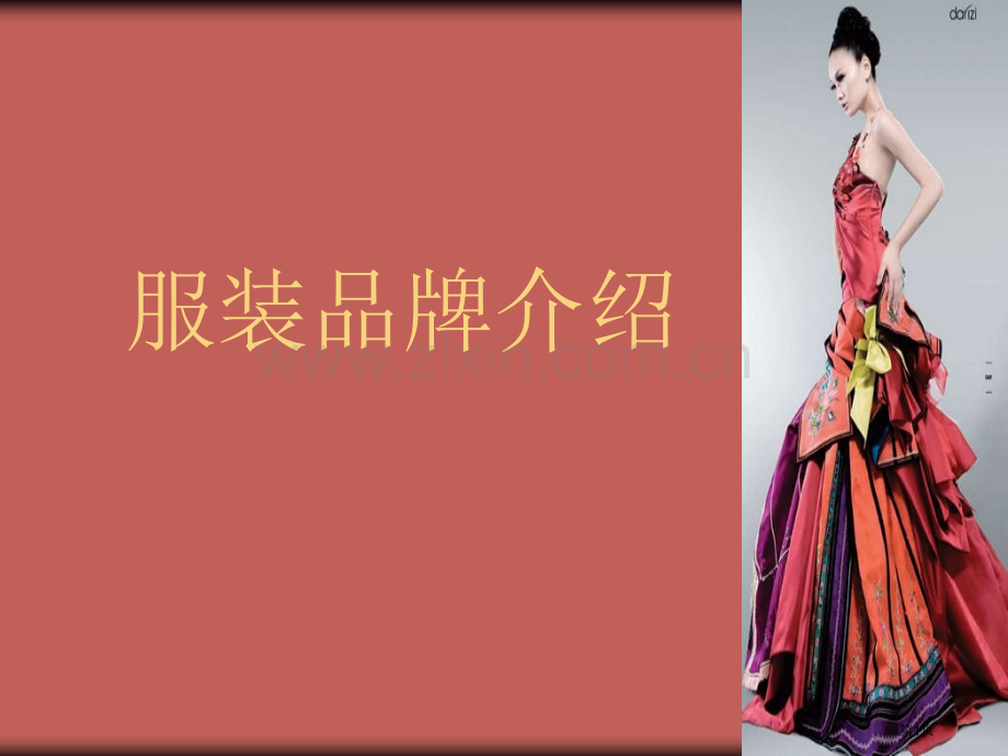 服装品牌介绍复习提纲省公共课一等奖全国赛课获奖课件.pptx_第1页
